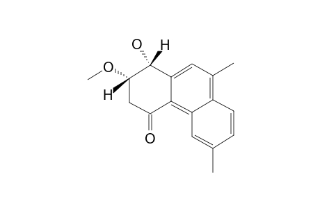 HELIOPHENANTHRONE;(1R,2R)-1-HYDROXY-2-METHOXY-6,9-DIMETHYL-2,3-DIHYDROPHENANTHREN-4(1H)-ONE