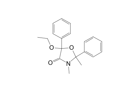 5-Ethoxy-2,3-dimethyl-2,5-diphenyl-4-oxazolidinone