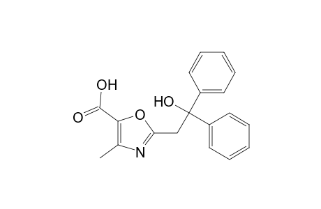 2-(2-hydroxy-2,2-diphenylethyl)-4-methyloxazole-5-carboxylic acid