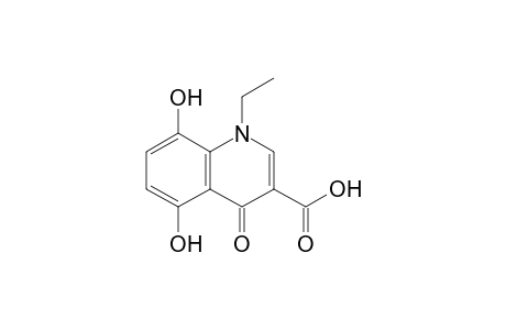 1-Ethyl-5,8-bis(oxidanyl)-4-oxidanylidene-quinoline-3-carboxylic acid