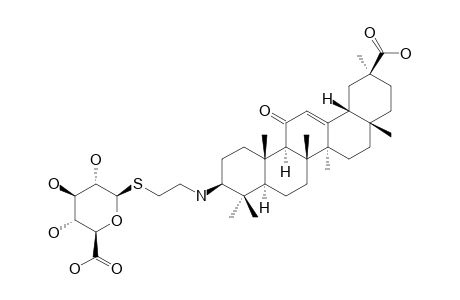 (3-BETA,18-BETA,20-BETA)-3-N-[2-(1-THIO-BETA-D-GLUCOPYRANOSYL-URONIC-ACID)-ETHYLAMINO]-11-OXO-OLEAN-12-EN-29-OIC-ACID