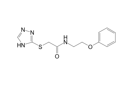 N-(2-Phenoxy-ethyl)-2-(4H-[1,2,4]triazol-3-ylsulfanyl)-acetamide