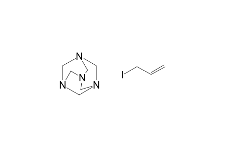 hexamethylenetetramine, compound with 3-iodopropene