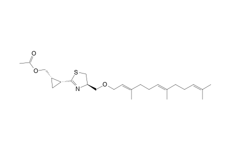(4R)-2-[(1'R,2'S)-1',2'-Methano-3'-acetoxypropyl]-4R-farnesyloxymethyl-4,5-dihydrothiazole