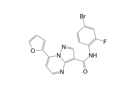 N-(4-bromo-2-fluorophenyl)-7-(2-furyl)pyrazolo[1,5-a]pyrimidine-3-carboxamide
