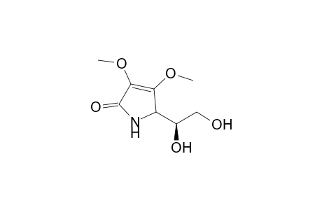 5-[(1S*)-1',2'-Dihydroxyethyl]-1,5-dihydro-3,4-dimethoxy-2H-pyrrol-2-one
