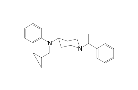 N-Cyclopropylmethyl-N-phenyl-1-(1-phenylethyl)piperidin-4-amine