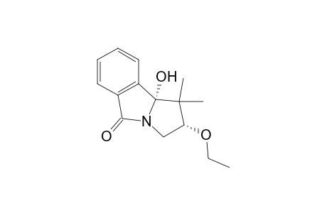 1,1-Dimethyl-2.alpha.-ethoxy-9b.alpha.-hydroxy-1,2,3,9b-tetrahydro-5H-pyrrolo[2,1-a]isoindol-5-one