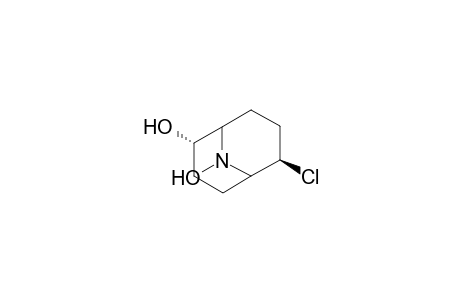 9-Azabicyclo[3.3.1]nonan-2-ol, 6-chloro-9-hydroxy-, (2-endo,6-exo)-