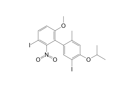 1,1'-Biphenyl, 3,5'-diiodo-6-methoxy-2'-methyl-4'-(1-methylethoxy)-2-nitro-