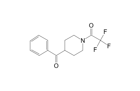 4-Benzoylpiperidine, N-trifluoroacetyl-