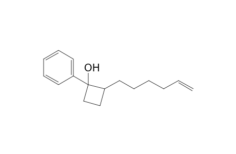 2-Hex-5-enyl-1-phenylcyclobutan-1-ol