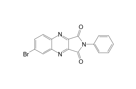 6-Bromo-2-phenylpyrrolo[3,4-b]quinoxaline-1,3-dione