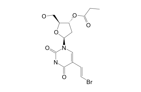 (E)-5-(2-BROMOVINYL)-3'-O-PROPIONYL-2'-DEOXY-URIDINE