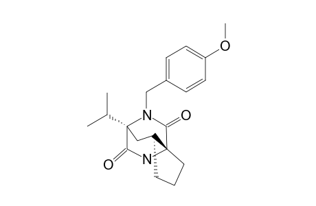 7-ISOPROPYL-8-(4-METHOXYBENZYL)-8,10-DIAZATRICYCLO-[5.2.2.0(1,5)]-UNDECANE-9,11-DIONE