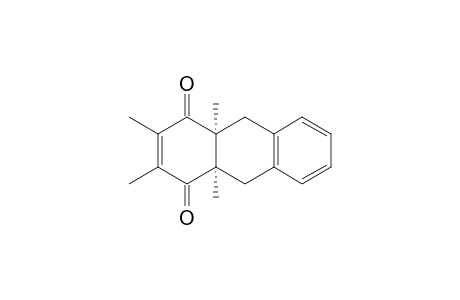 1,4-Anthracenedione, 4a,9,9a,10-tetrahydro-2,3,4a,9a-tetramethyl-, cis-