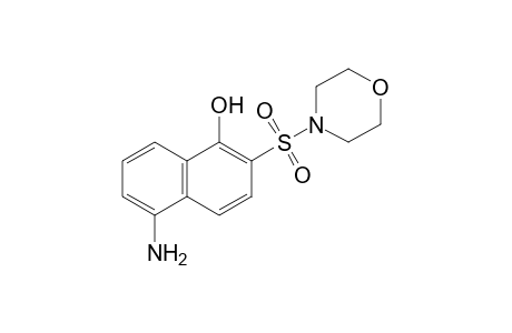 1-Naphthalenol, 5-amino-2-(4-morpholinylsulfonyl)-