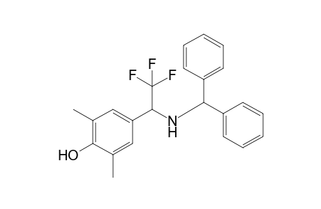 4-[1-(Benzhydrylamino)-2,2,2-trifluoroethyl]-2,6-dimethylphenol