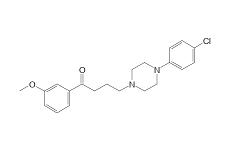 4-[4-(4-chlorophenyl)-1-piperazinyl]-1-(3-methoxyphenyl)-1-butanone