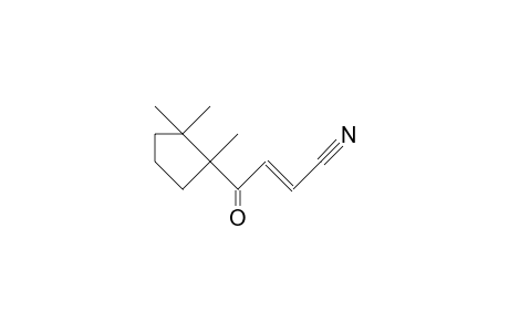 (E)-4-Oxo-4-(1',2',2'-trimethyl-cyclopentyl)-but-2-enonitrile