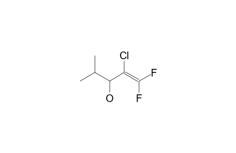 2-Chloro-1,1-difluoro-4-methylpent-1-en-3-ol