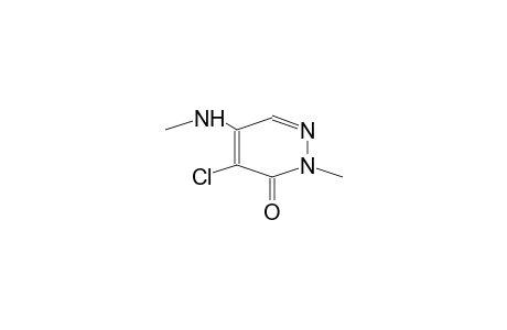 4-Chloro-2-methyl-5-methylamino-2H-pyridazin-3-one