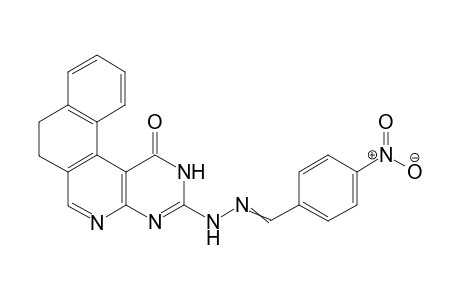 3-[2-(4-Nitrobenzylidene)hydrazinyl]-7,8-dihydrobenzo[f]pyrimido[4,5-c]isoquinolin-1(2H)-one