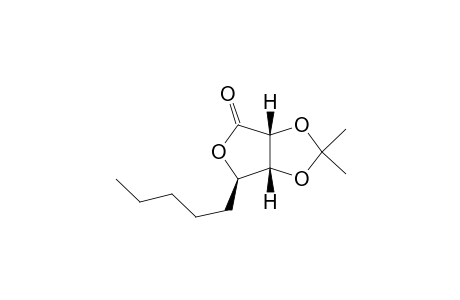 Furo[3,4-d]-1,3-dioxol-4(3aH)-one, dihydro-2,2-dimethyl-6-pentyl-, [3aR-(3a.alpha.,6.alpha.,6a.alpha.)]-