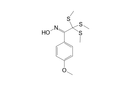 Trimethyl (E)-.alpha.-(hydroxyimino)(para-methoxyphenyl)orthotrithioglyoxylate