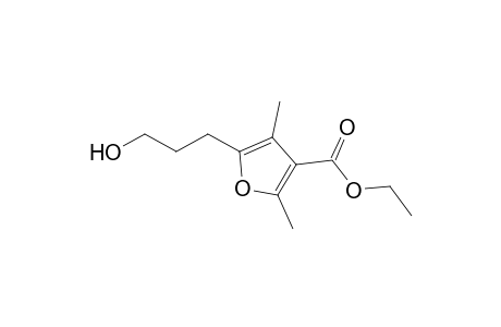 2,4-Dimethyl-3-(ethoxycarbonyl)-5-(3'-hydroxypropyl)-furan