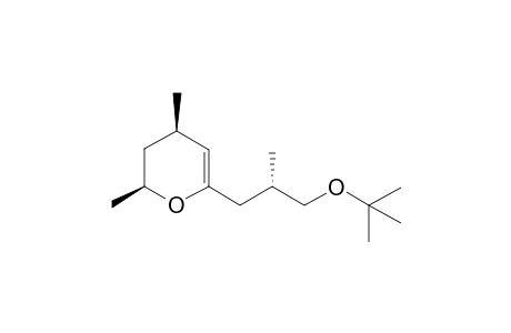 (2S,4R)-2,4-dimethyl-6-[(2S)-2-methyl-3-[(2-methylpropan-2-yl)oxy]propyl]-3,4-dihydro-2H-pyran