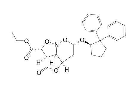 REL-(2R,2AS,4AR,6S,7BR)-6-[(1R)-2-(DIPHENYLCYCLOPENTYL)-OXY]-3-OXOOCTAHYDRO-1,4,7-TRIOXA-7A-AZABICYCLOPENT-[CD]-INDENE-CARBOXYLIC-ACID-ETHYLESTER