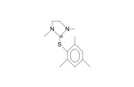 2-Mesitylthio-1,3-dimethyl-imidazolidinium cation