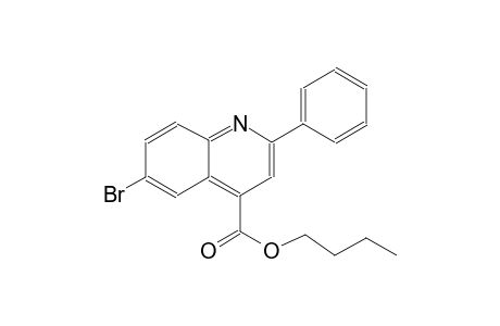 4-quinolinecarboxylic acid, 6-bromo-2-phenyl-, butyl ester
