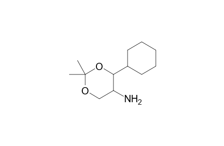 5-Amino-4-cyclohexyl-2,2-dimethyl-1,3-dioxane
