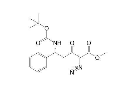(R)-Methyl 5-(tert-butoxycarbonylamino)-2-diazo-3-oxo-5-phenylpentanoate
