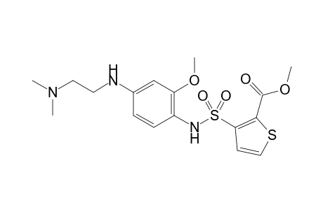 Methyl 3-(N-(4-(2-(dimethylamino)ethylamino)-2-methoxyphenyl)sulfamoyl)thiophene-2-carboxylate