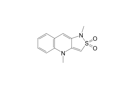 1,4-Dimethyl-1,4-dihydroisothiazolo[4,3-b]quinoline 2,2-dioxide