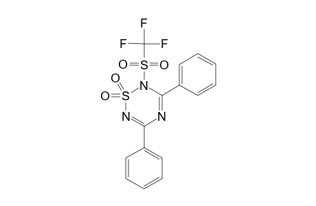 3,5-di(phenyl)-2-triflyl-1,2,4,6-thiatriazine 1,1-dioxide
