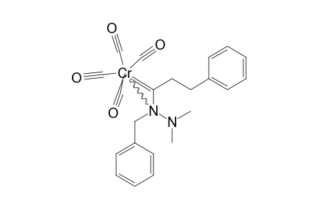 TETRACARBONYL-[(N-BENZYL-N',N'-DIMETHYLHYDRAZINYL)-1-(ETHYL-2-PHENYL)-CARBENE]-CHROMIUM-(0)