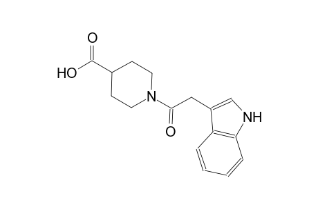 1-(1H-indol-3-ylacetyl)-4-piperidinecarboxylic acid