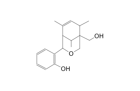 2-[5-(hydroxymethyl)-6,8,9-trimethyl-3-oxabicyclo[3.3.1]non-7-en-2-yl]phenol