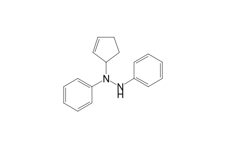 1-(2-Cyclopenten-1-yl)-1,2-diphenylhydrazine