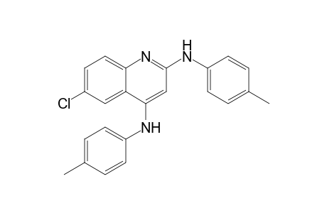 6-Chloro-2,4-bis-(p-tolylamino)quinoline