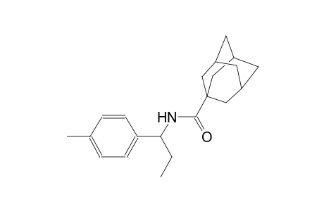 N-[1-(4-methylphenyl)propyl]-1-adamantanecarboxamide