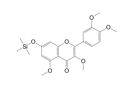 3,5,3',4'-tetra-O-methyl-7-O-(trimethylsilyl)quercetin