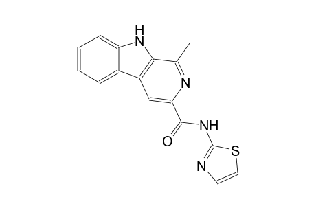 9H-pyrido[3,4-b]indole-3-carboxamide, 1-methyl-N-(2-thiazolyl)-