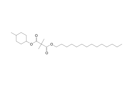 Dimethylmalonic acid, cis-4-methylcyclohexyl tetradecyl ester