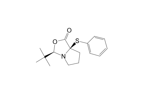 1H,3H-Pyrrolo[1,2-c]oxazol-1-one, 3-(1,1-dimethylethyl)tetrahydro-7a-(phenylthio)-, (3R-cis)-