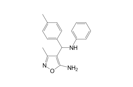 5-Amino-3-methyl-4-[(phenylamino)(p-tolyl)methyl]isoxazole